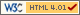 Valid HTML 4.01 Transitional
